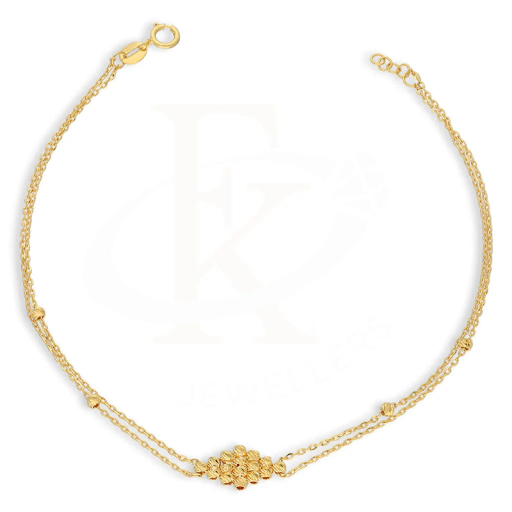 Gold Beads Bracelet 21Kt - Fkjbrl21Km5415 Bracelets