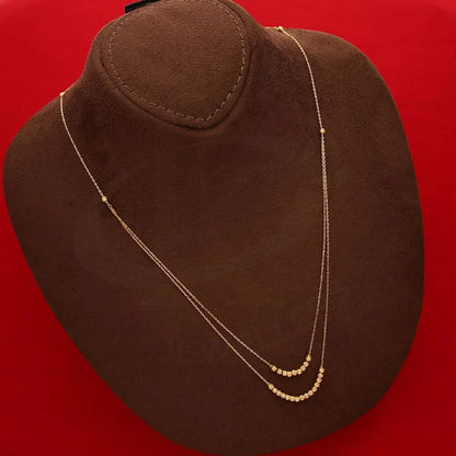 Gold Beads Necklace 21Kt - Fkjnkl21K2444 Necklaces