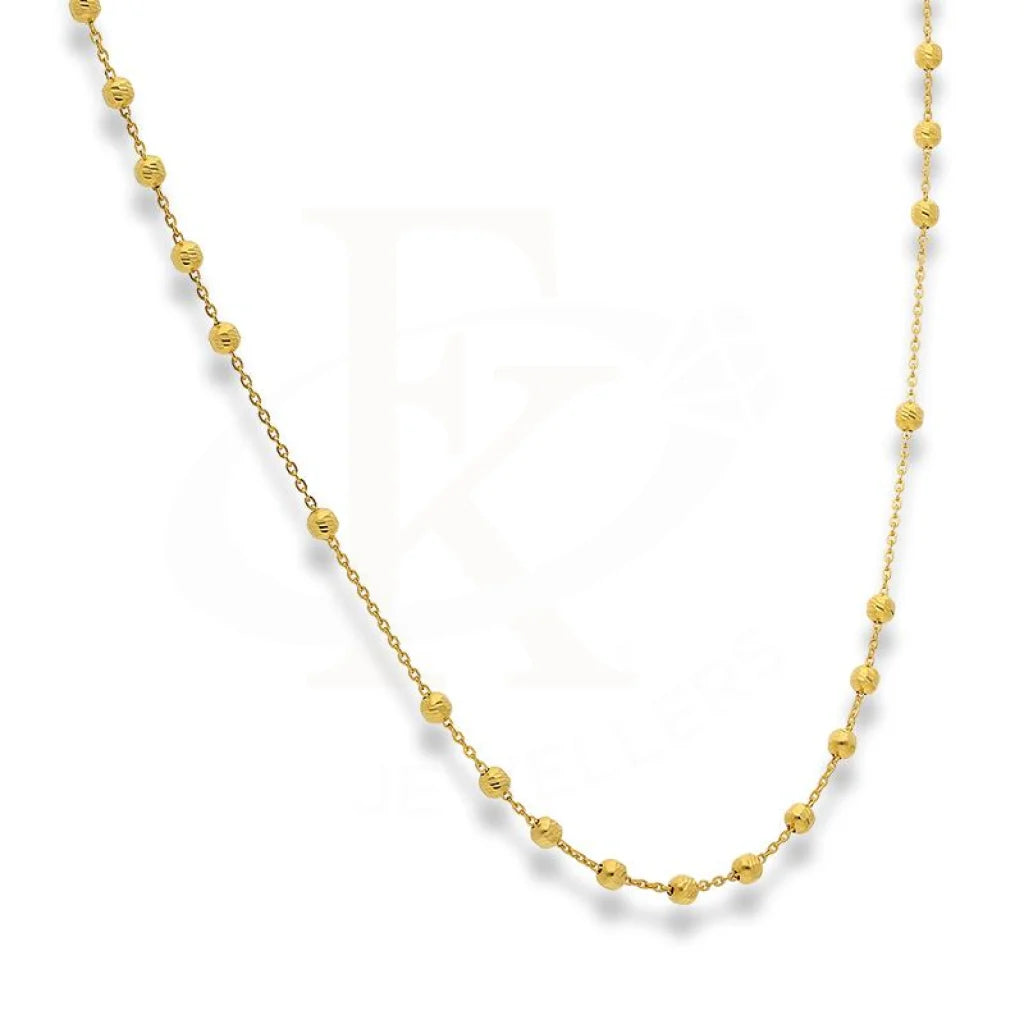 Gold Beads Necklace 22Kt - Fkjnkl22K2402 Necklaces