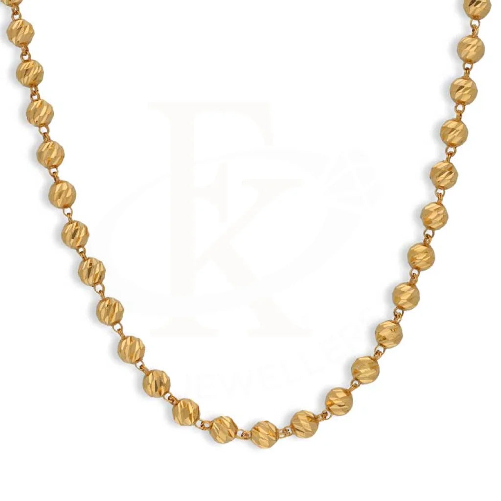 Red Crystal Bead & Gold bead Necklace – Sanvi Jewels