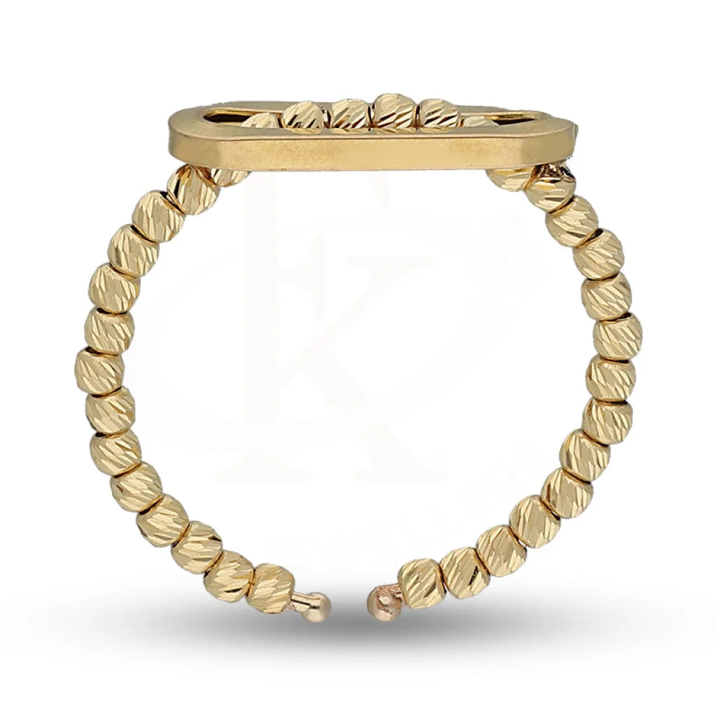 Gold Beads Ring 18Kt - Fkjrn18K5490 Rings