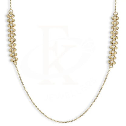 Gold Beads Necklace 18Kt - Fkjnkl18K5285 Necklaces