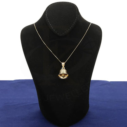 Gold Bell Necklace (Chain With Pendant) 18Kt - Fkjnkl18K2402 Necklaces