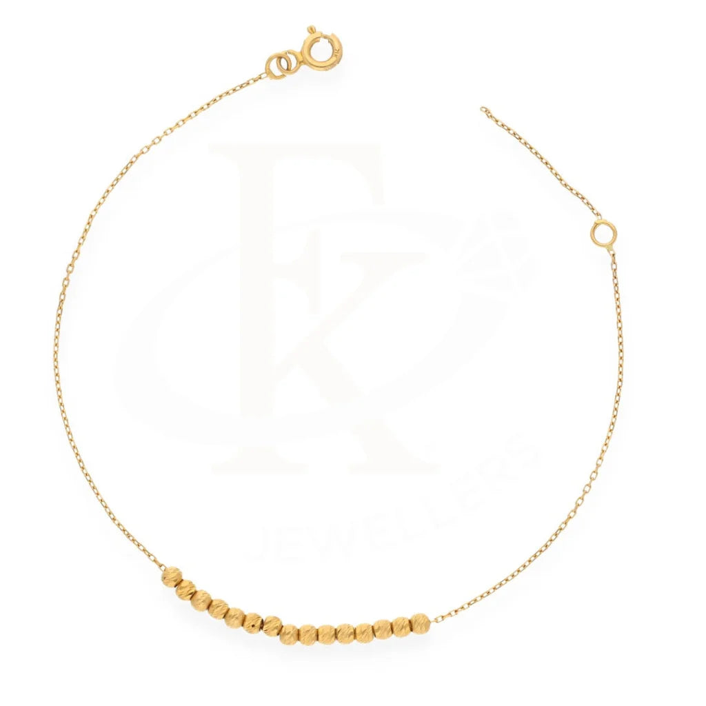 Gold Bracelet With Balls 21Kt - Fkjbrl21K7823 Bracelets