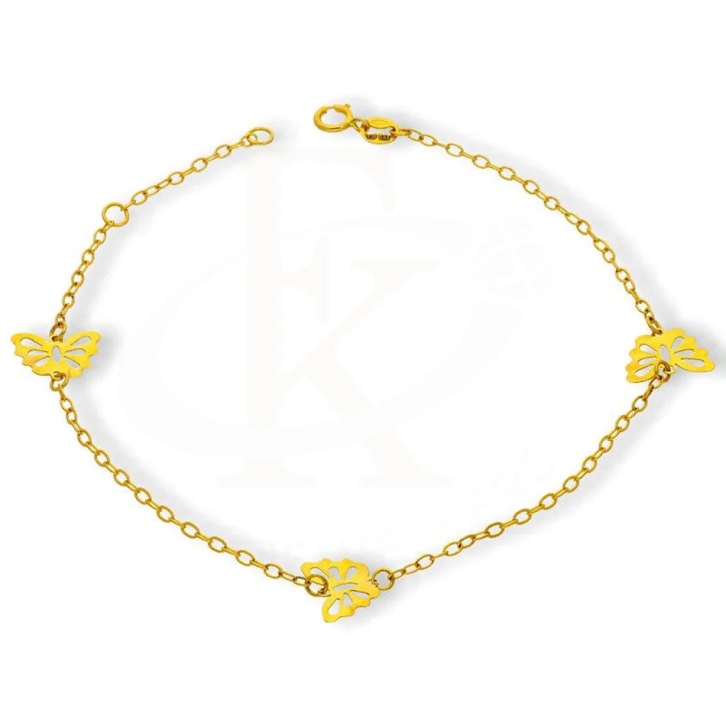Gold Butterfly Bracelet 18Kt - Fkjbrl18K2163 Bracelets