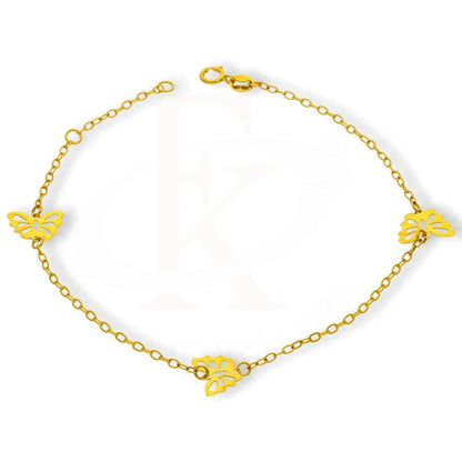 Gold Butterfly Bracelet 18Kt - Fkjbrl18K2163 Bracelets