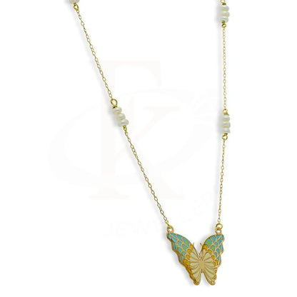 Gold Butterfly Necklace 18Kt - Fkjnkl18K2546 Necklaces