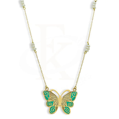 Gold Butterfly Necklace 18Kt - Fkjnkl18K2550 Necklaces