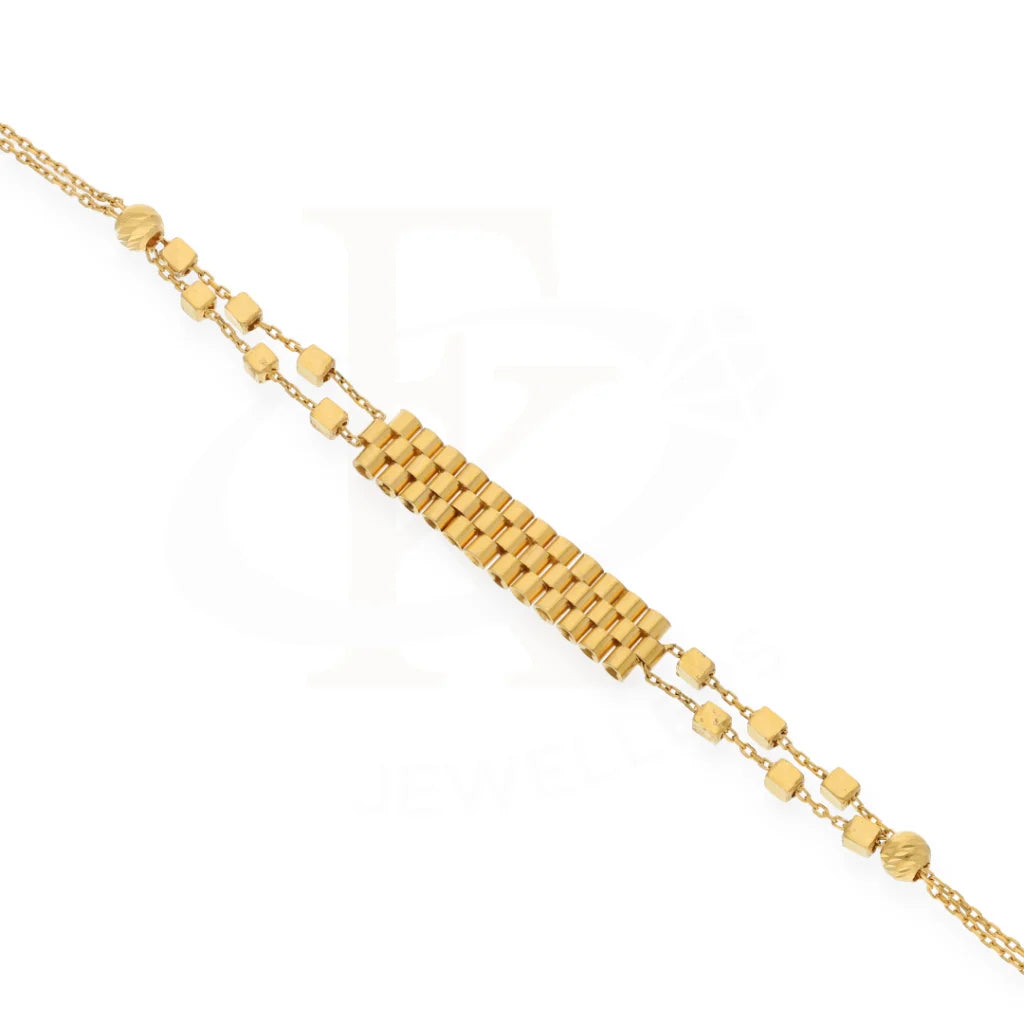 Gold Classic Bracelet 21Kt - Fkjbrl21Km8157 Bracelets