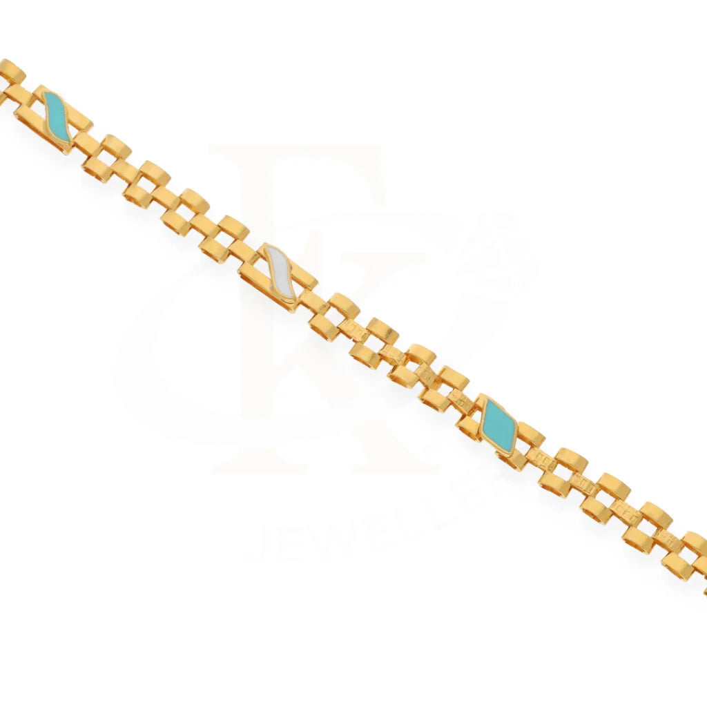 Gold Classic Bracelet 21Kt - Fkjbrl21Km8158 Bracelets