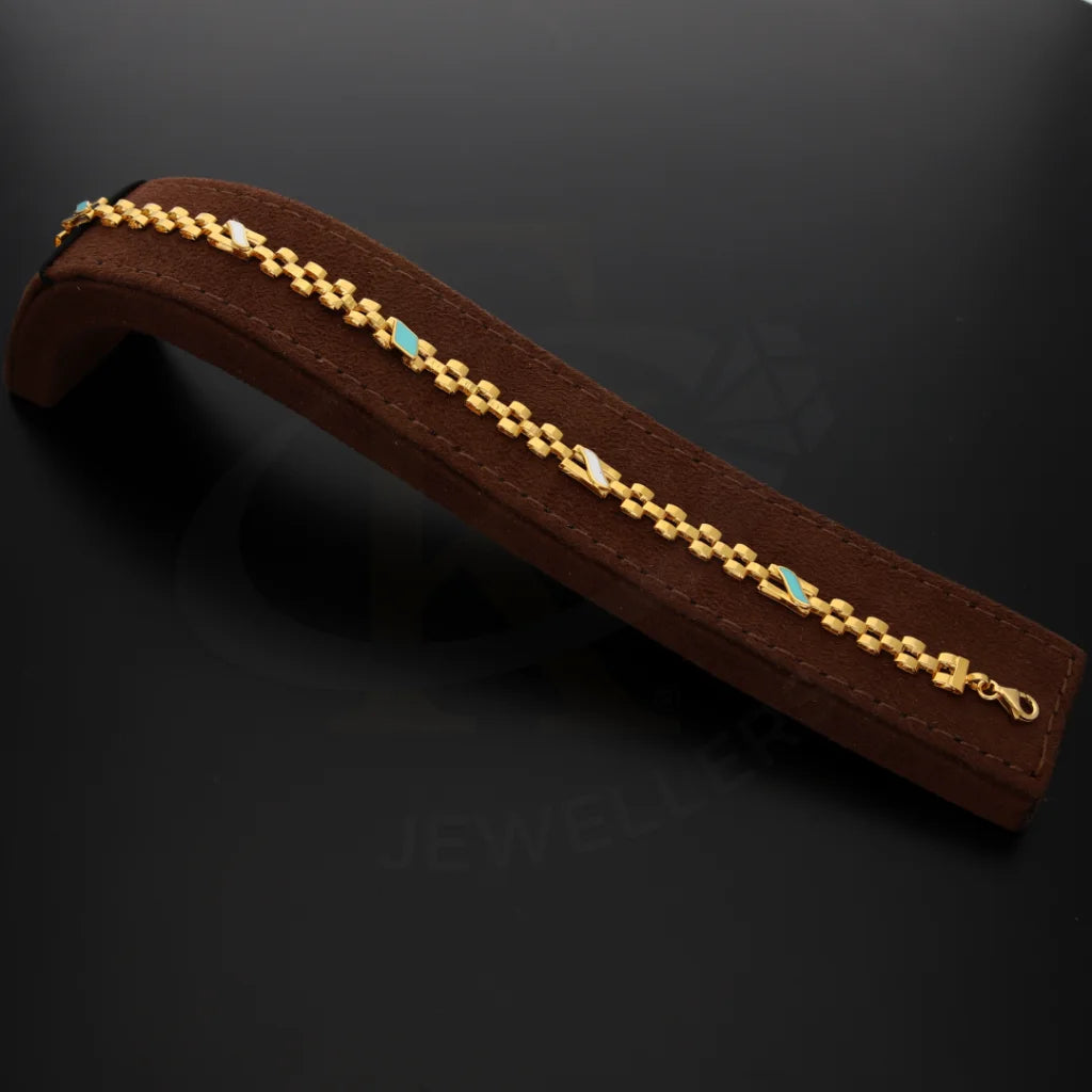 Gold Classic Bracelet 21Kt - Fkjbrl21Km8158 Bracelets