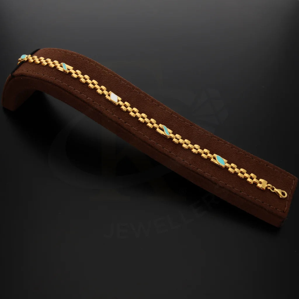 Gold Classic Bracelet 21Kt - Fkjbrl21Km8159 Bracelets