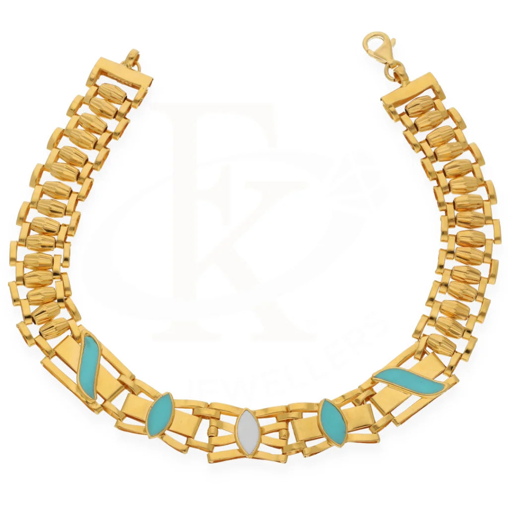 Gold Classic Bracelet 21Kt - Fkjbrl21Km8160 Bracelets