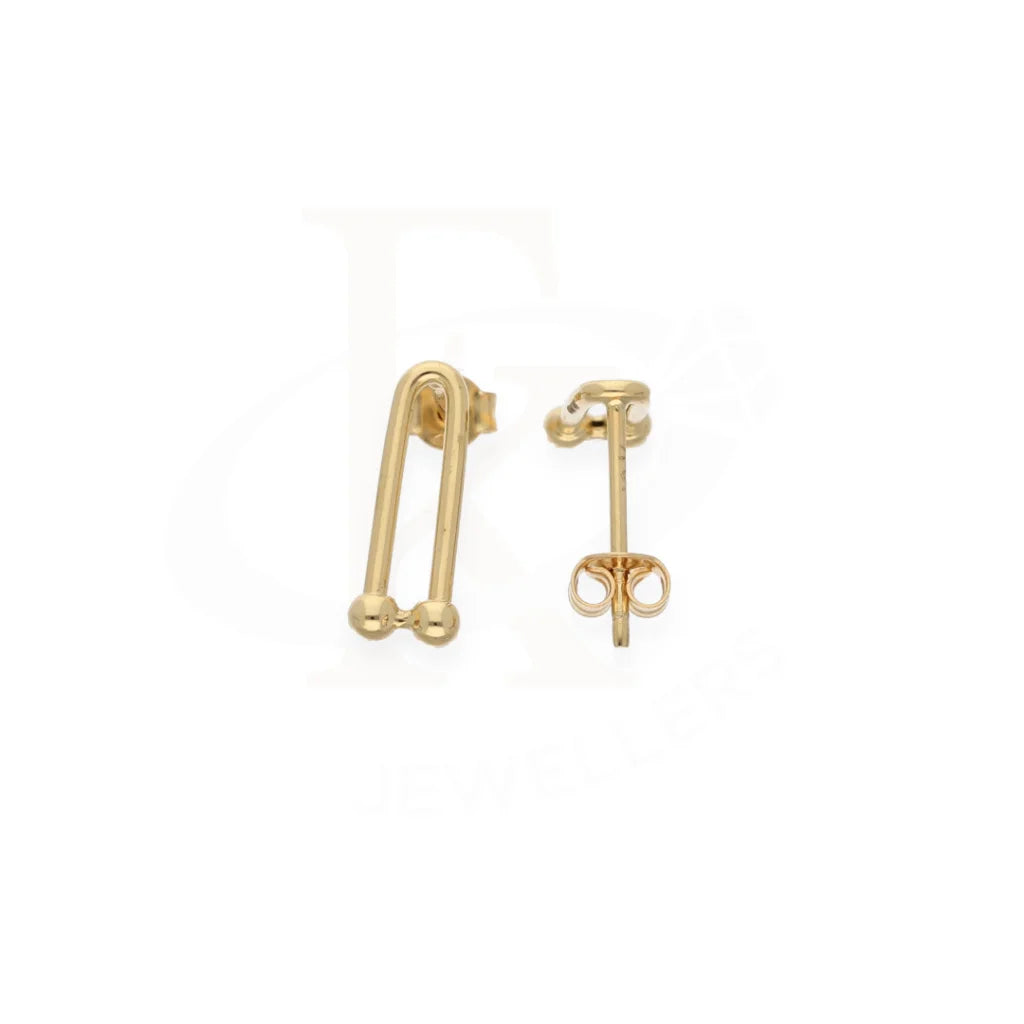 Gold Classic Hanging Earrings 18Kt - Fkjern18K8306