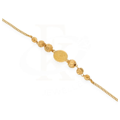 Gold Classy Bracelet 21Kt - Fkjbrl21K7501 Bracelets