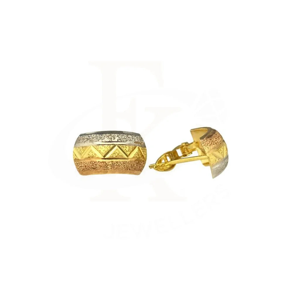 Gold Clip Earrings 18Kt - Fkjern1536