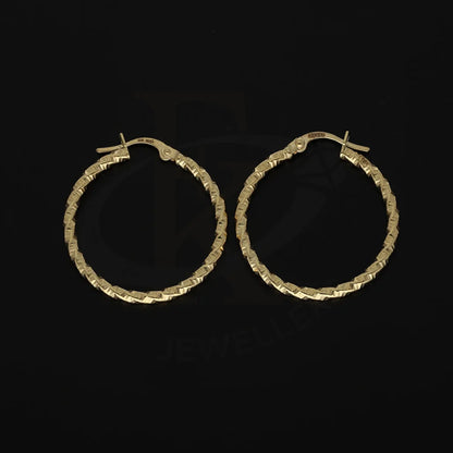 Gold Hoop Earrings 18Kt - Fkjern18K5188