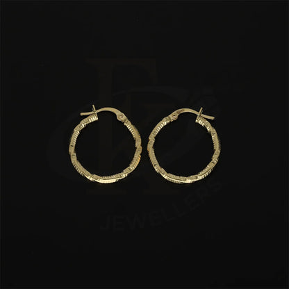 Gold Hoop Earrings 18Kt - Fkjern18K5189