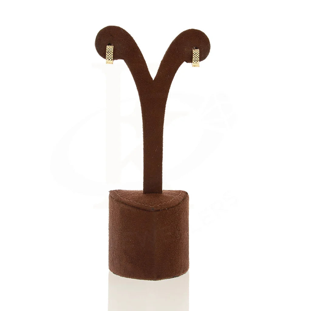 أقراط دائرية من الذهب عيار ١٨ قيراطًا - Fkjern18K18