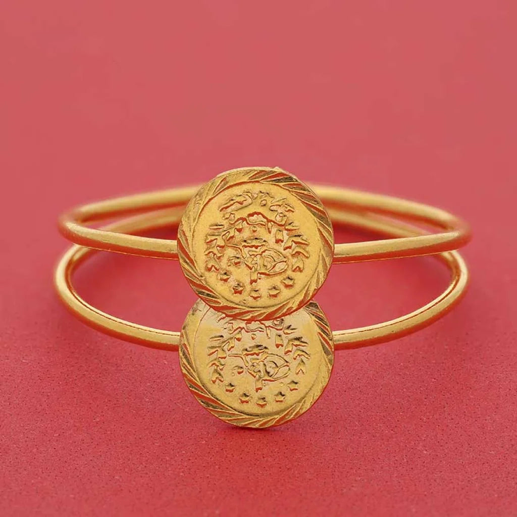 Gold Coins Ring 21Kt - Fkjrn21K3394 Rings