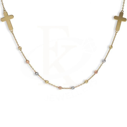 Gold Cross Necklace 18Kt - Fkjnkl18K2985 Necklaces