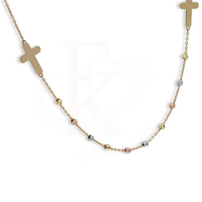 Gold Cross Necklace 18Kt - Fkjnkl18K2985 Necklaces