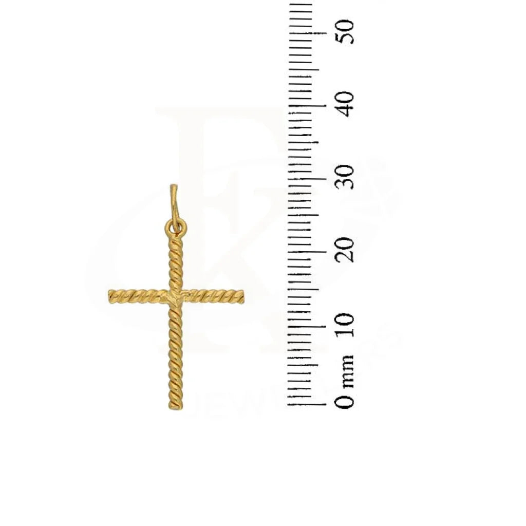 Gold Cross Pendant 22Kt - Fkjpnd22K2795 Pendants