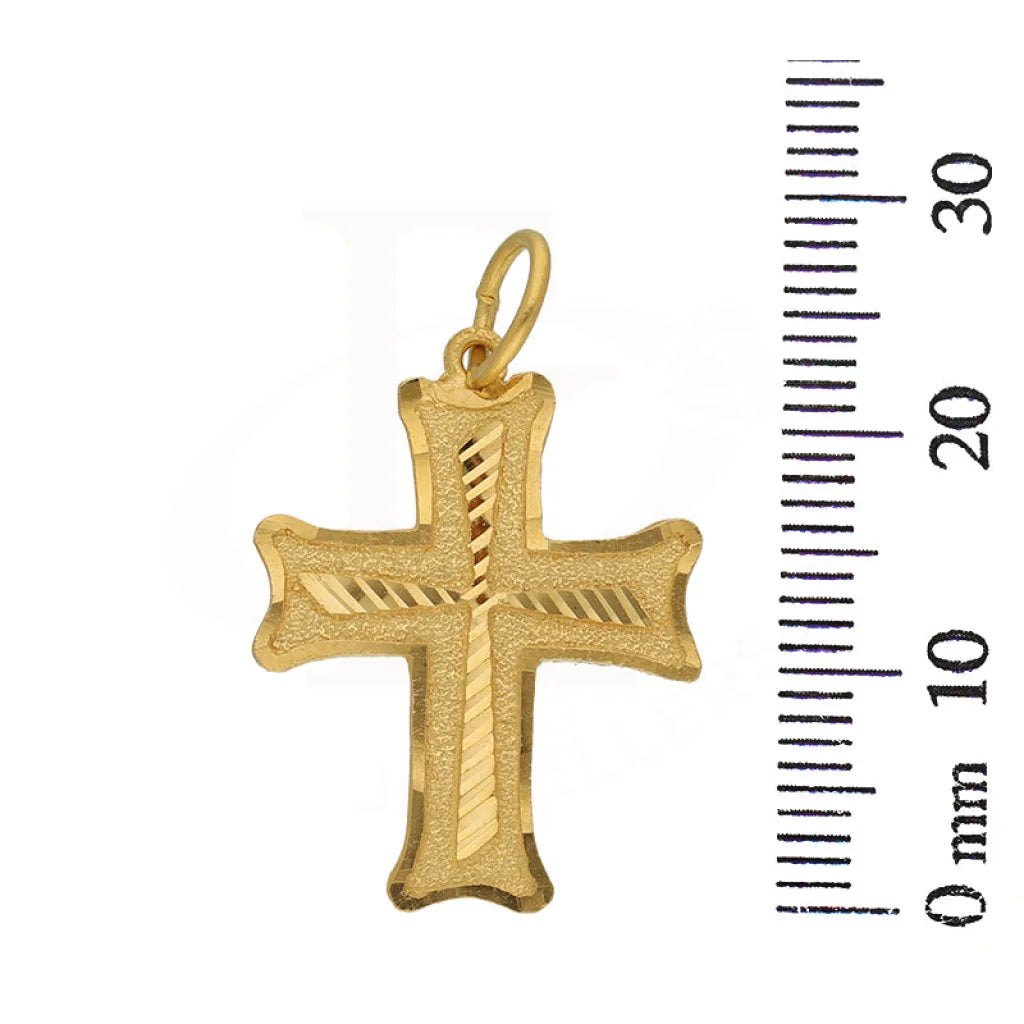 Gold Cross Pendant 22Kt - Fkjpnd22K3161 Pendants