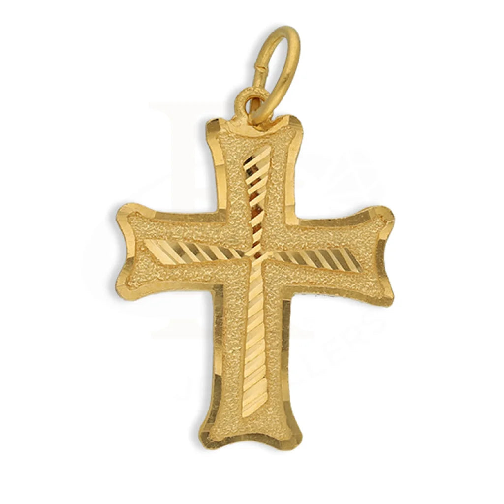 Gold Cross Pendant 22Kt - Fkjpnd22K3161 Pendants