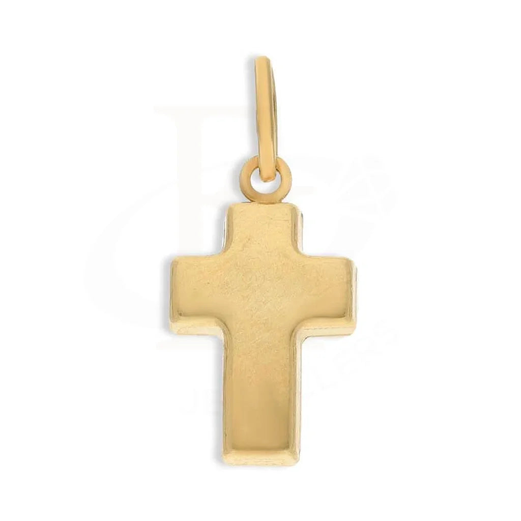 Gold Cross Shaped Pendant 18Kt - Fkjpnd18K2348 Pendants