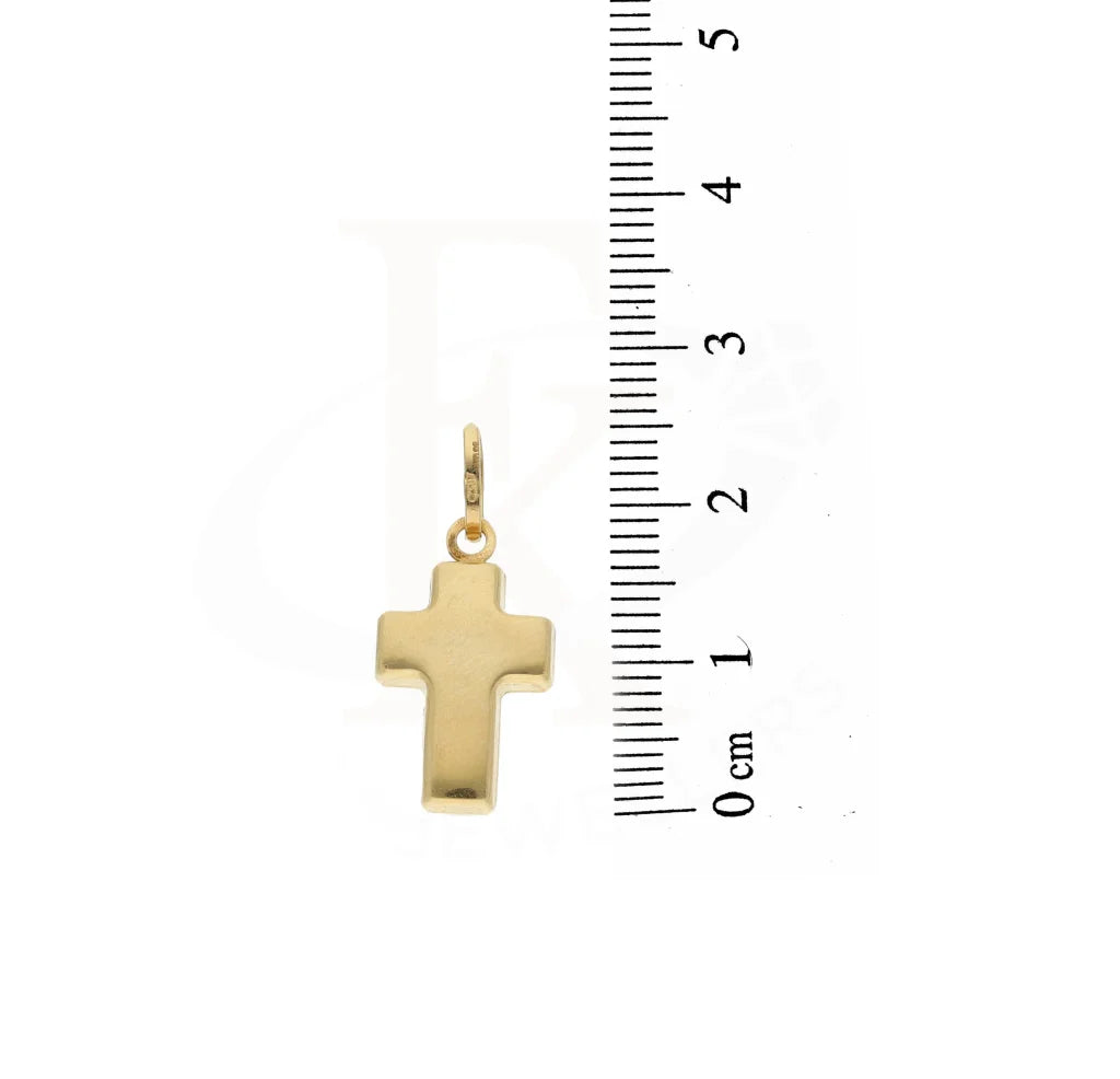 Gold Cross Shaped Pendant 18Kt - Fkjpnd18K2348 Pendants