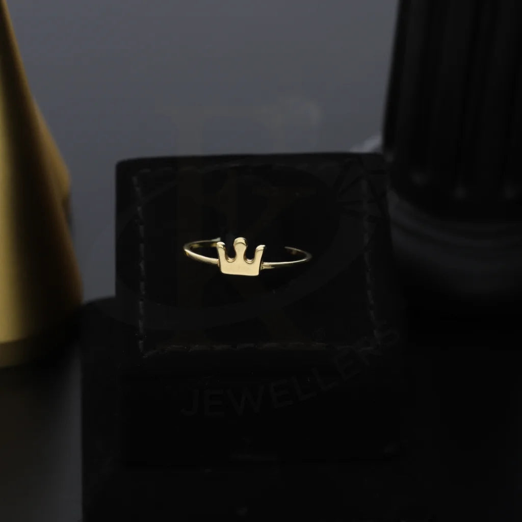 Gold Crown Shaped Ring 18Kt - Fkjrn18K7884 Rings