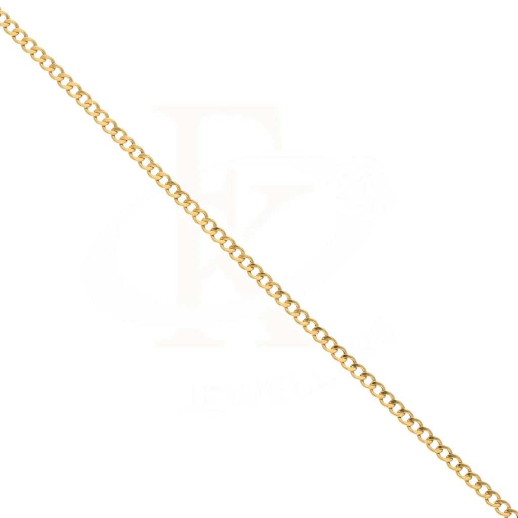 Gold Curb Bracelet 21Kt - Fkjbrl21Km8359 Bracelets