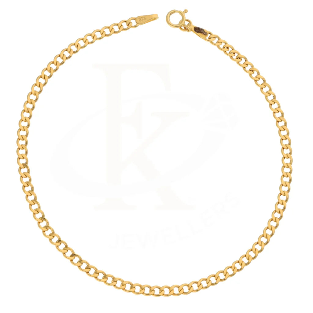 Gold Curb Bracelet 21Kt - Fkjbrl21Km8359 Bracelets