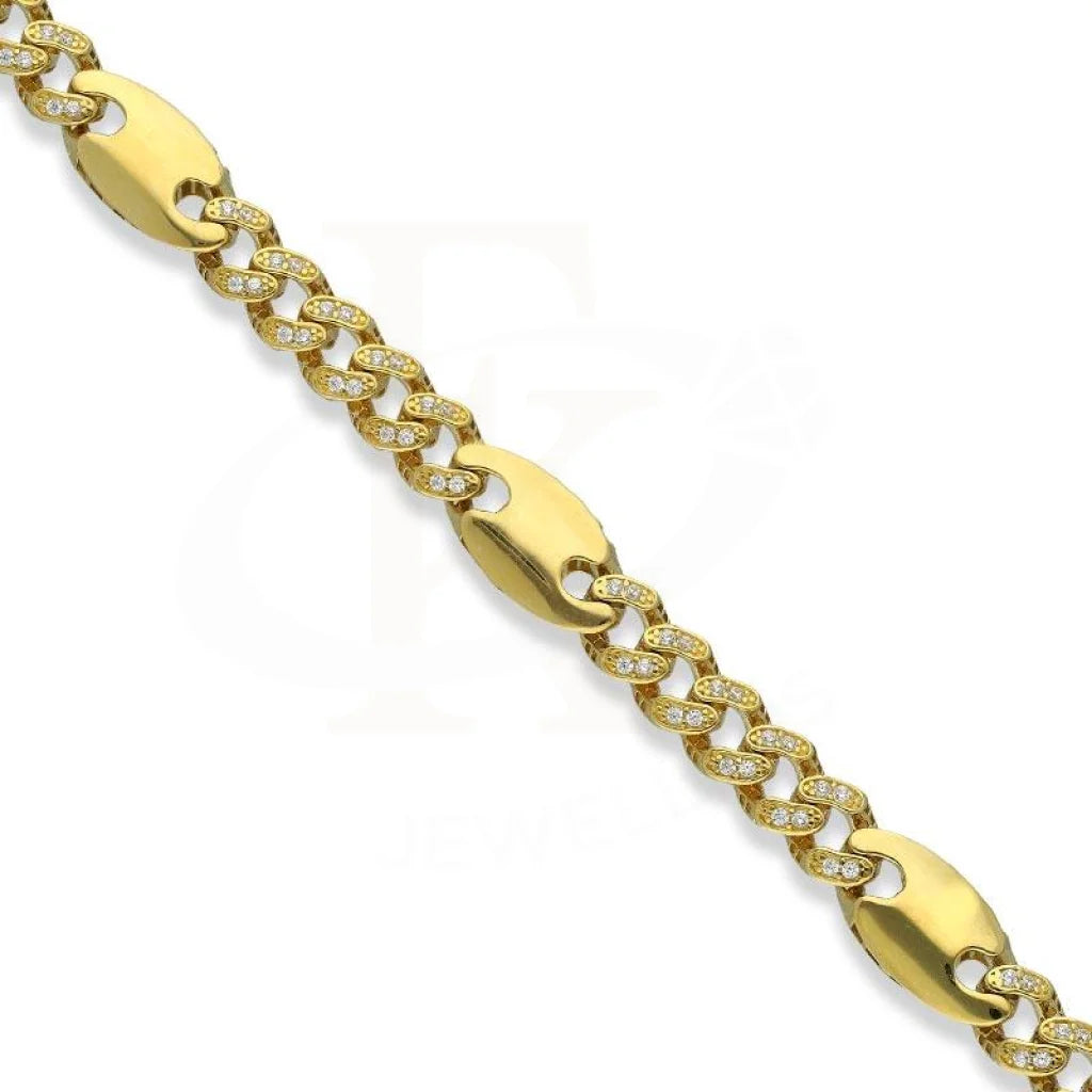 Gold Curb Bracelet 18Kt - Fkjbrl18K2704 Bracelets