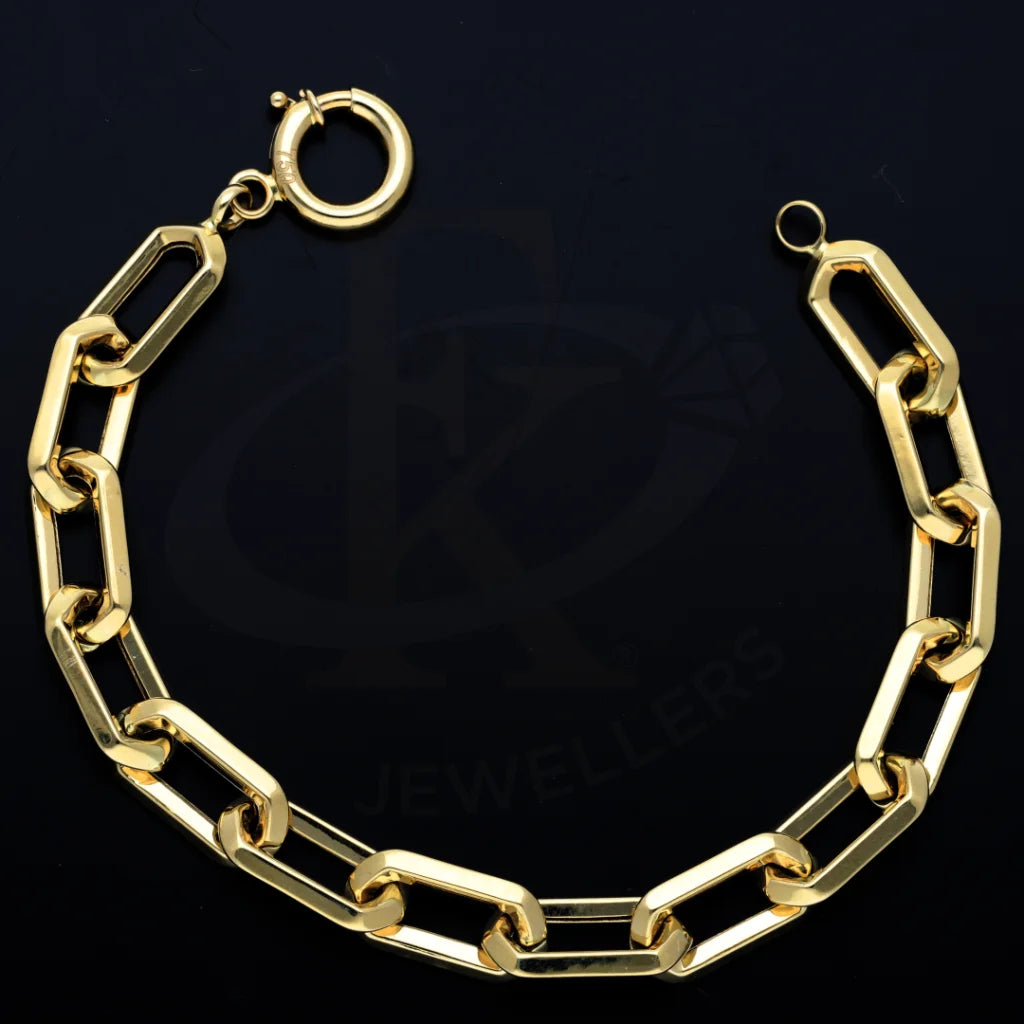 Gold Curb Bracelet 18K - Fkjbrl18K7481 Bracelets