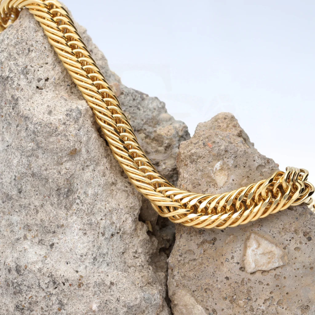 Gold Curb Bracelet 18Kt - Fkjbrl18K8307 Bracelets