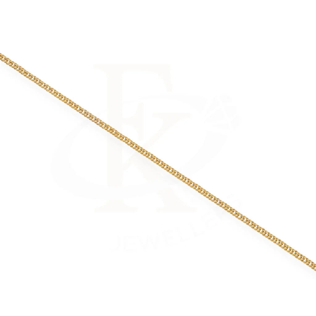 Gold Curb Bracelet 21Kt - Fkjbrl21Km8213 Bracelets