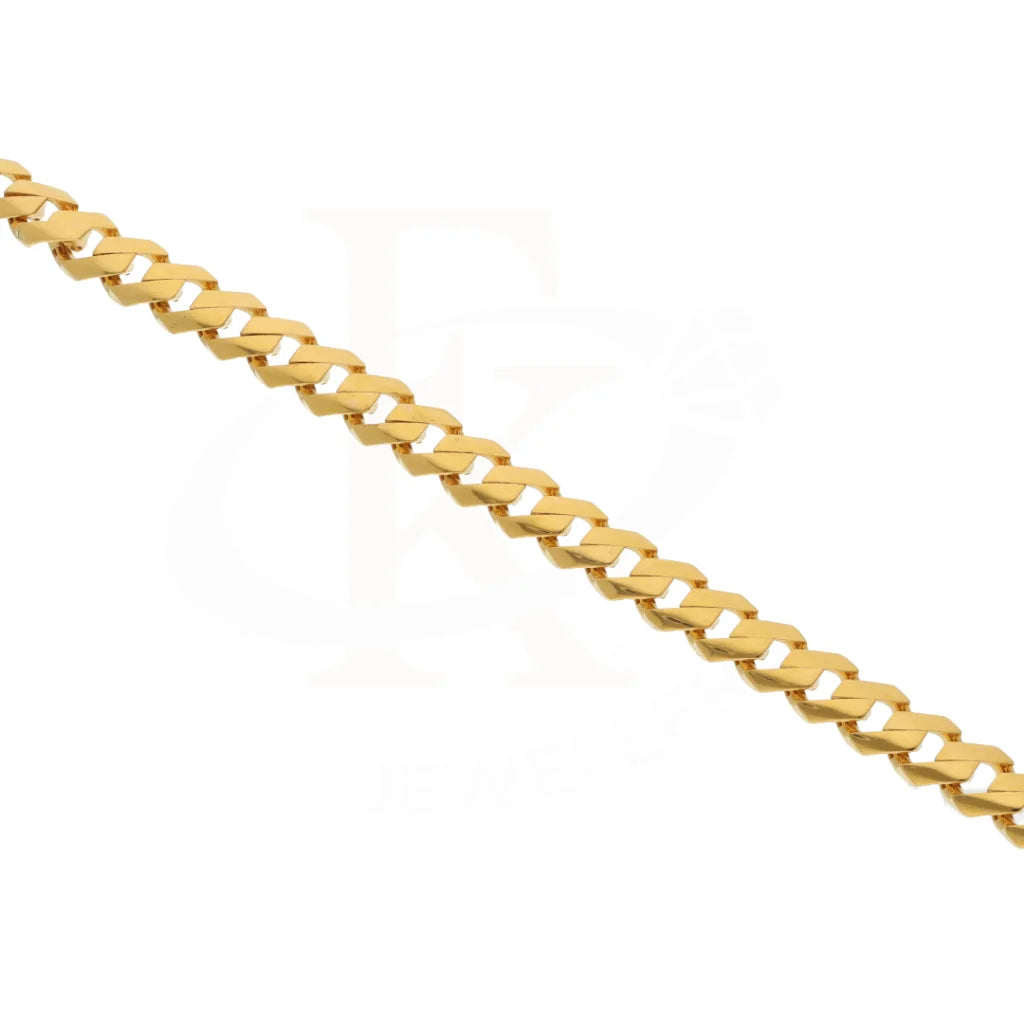 Gold Curb Bracelet 21Kt - Fkjbrl21Km8341 Bracelets