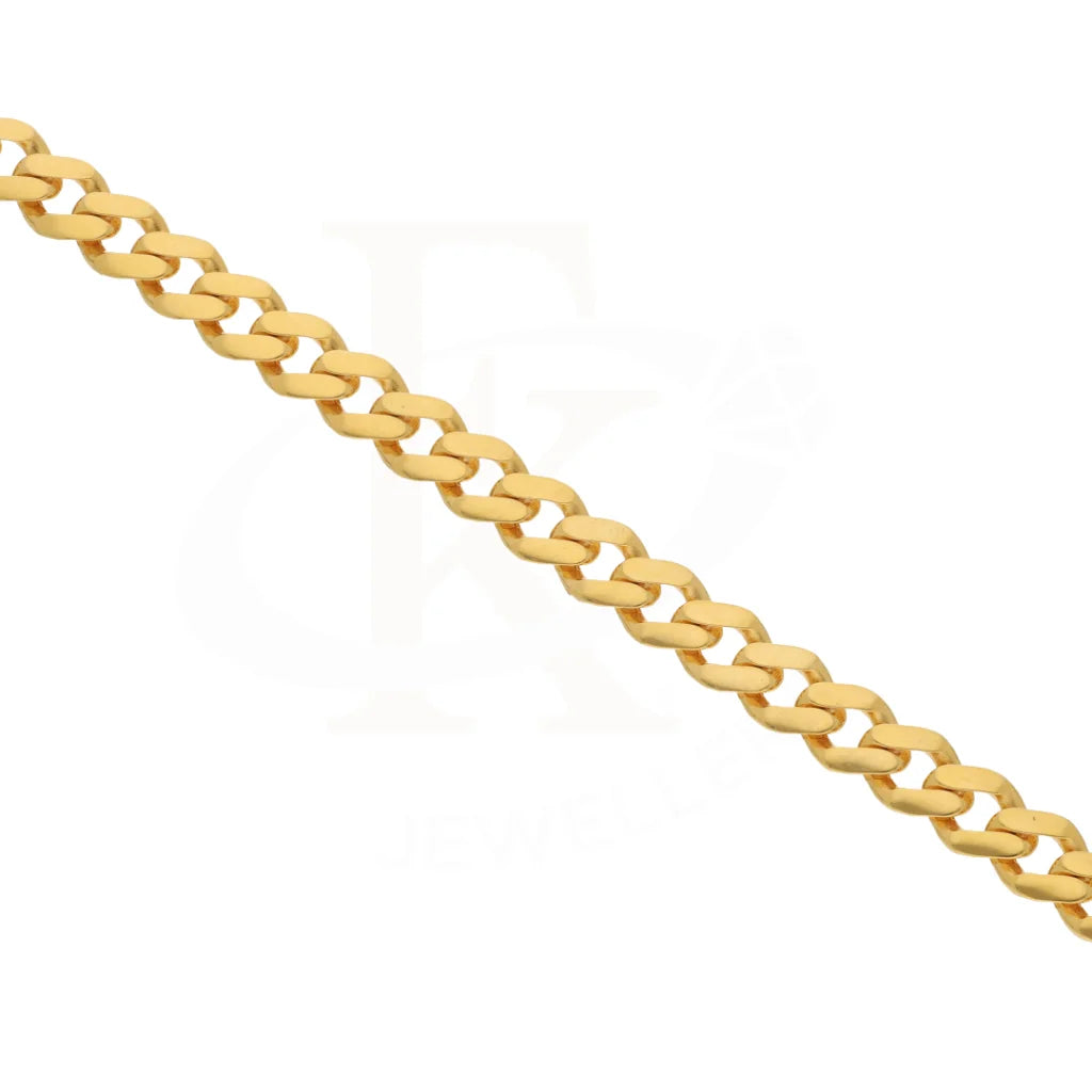 Gold Curb Bracelet 21Kt - Fkjbrl21Km8343 Bracelets