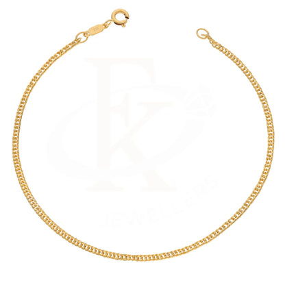 Gold Curb Bracelet 21Kt - Fkjbrl21Km8364 Bracelets