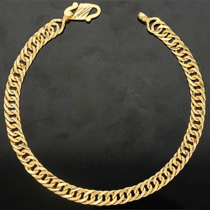Gold Curb Bracelet 22Kt - Fkjbrl22K2231 Bracelets