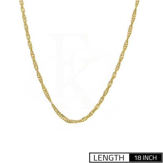 Gold Disco Chain 18Kt - Fkjcn2067 0.900 / 18 Kt Chains