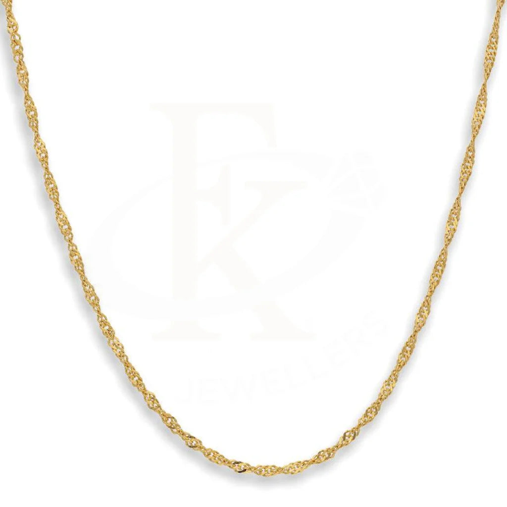 Gold Disco Chain 22Kt - Fkjcn22K2155 Chains