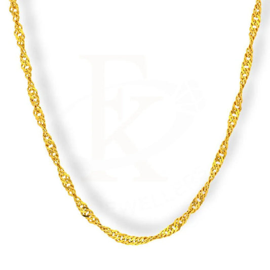 Gold Disco Chain 22Kt - Fkjcn22K2169 Chains