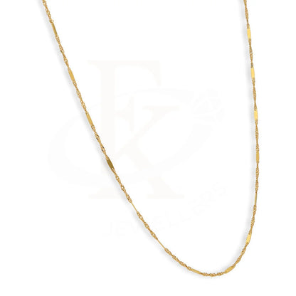 Gold Disco Chain 22Kt - Fkjcn22K5625 Chains