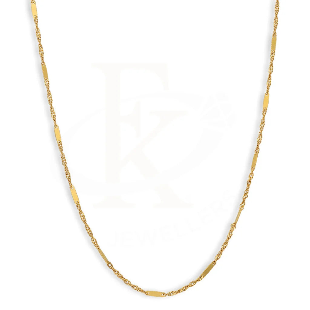 Gold Disco Chain 22Kt - Fkjcn22K5625 Chains