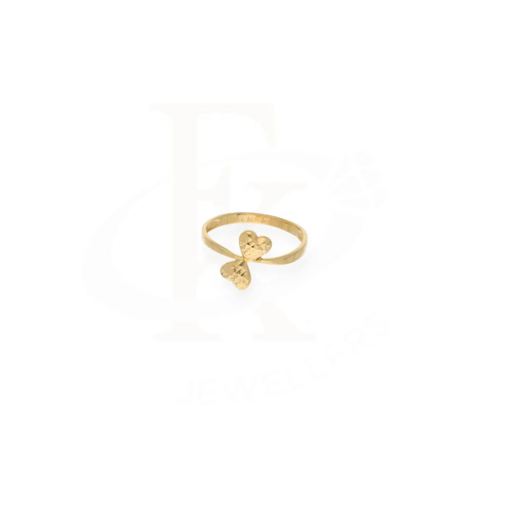 Heart Shaped Gold Ring 18Kt - Fkjrn18K7898 Rings