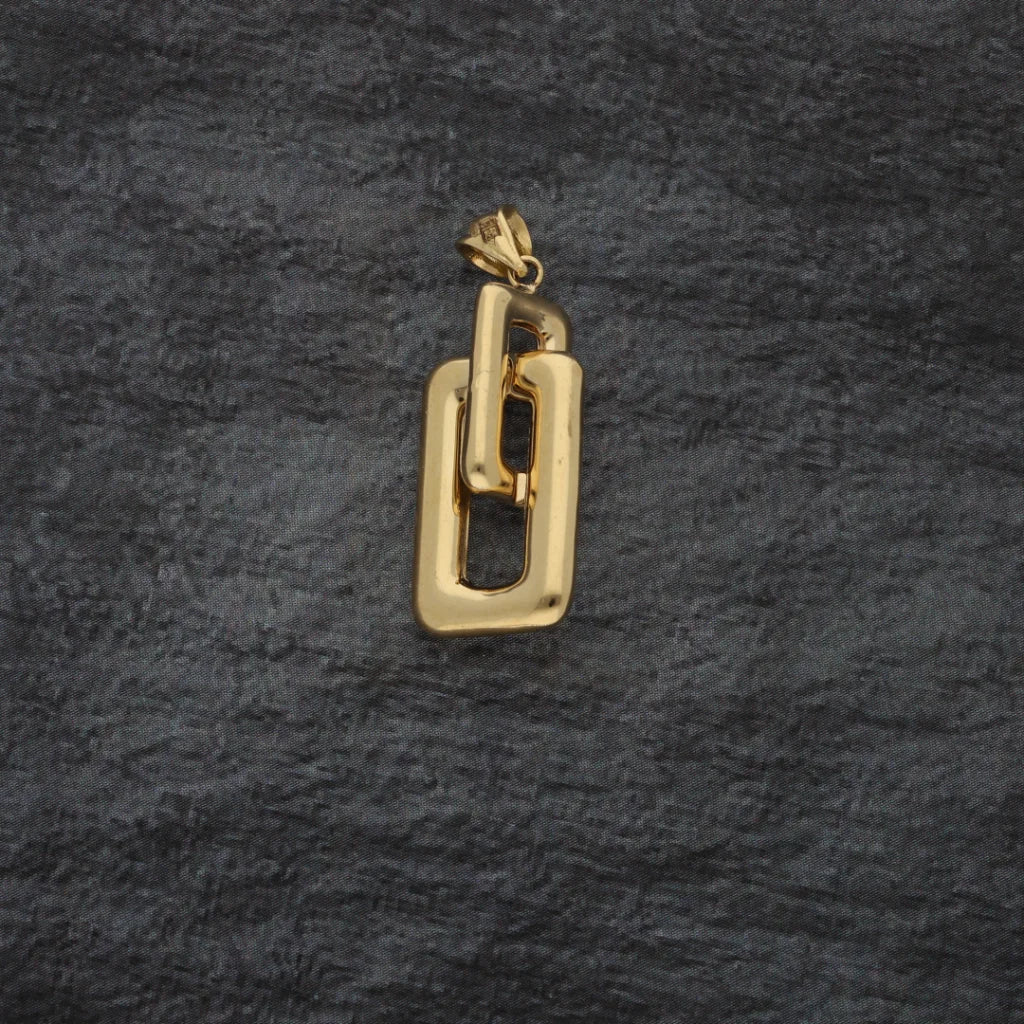 Gold Dual Square Pendant 18Kt - Fkjpnd18K8329 Pendants