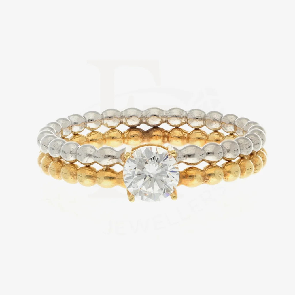 Gold Solitaire Diamond Ring 18K - Fkjrn18K7467 Rings